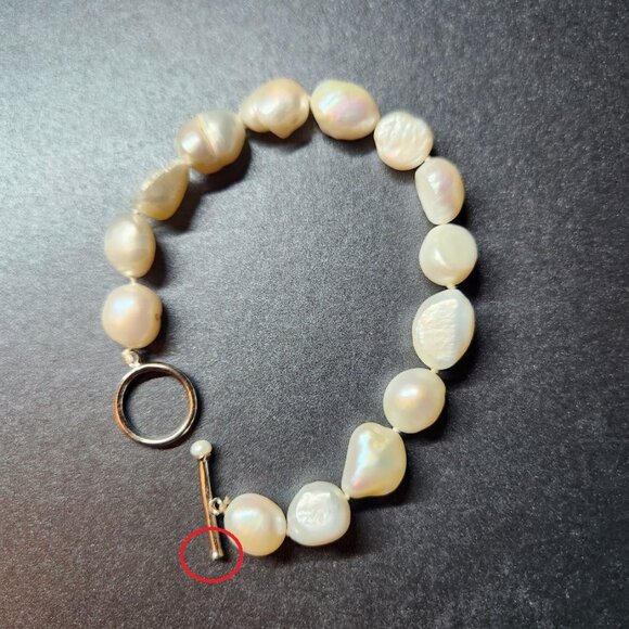 NEW Cultured Pearl Bracelet Jewelry Gift Pearls Stocking Stuffer Christmas Gift - Picture 4 of 4